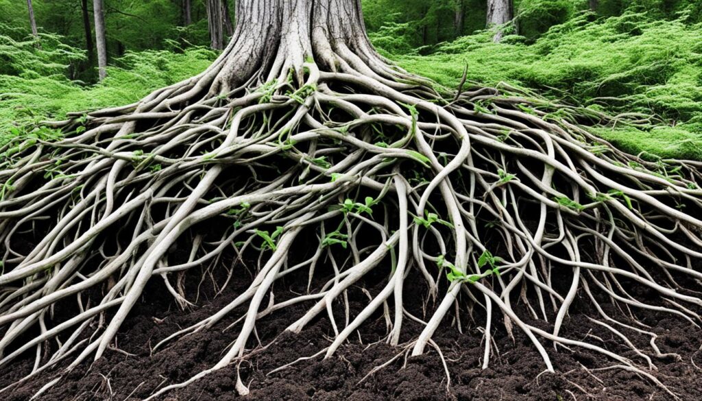 Deep-rooted weeds