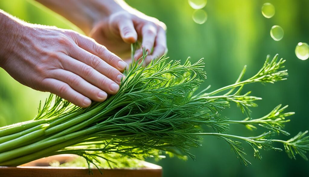 Dill Harvesting