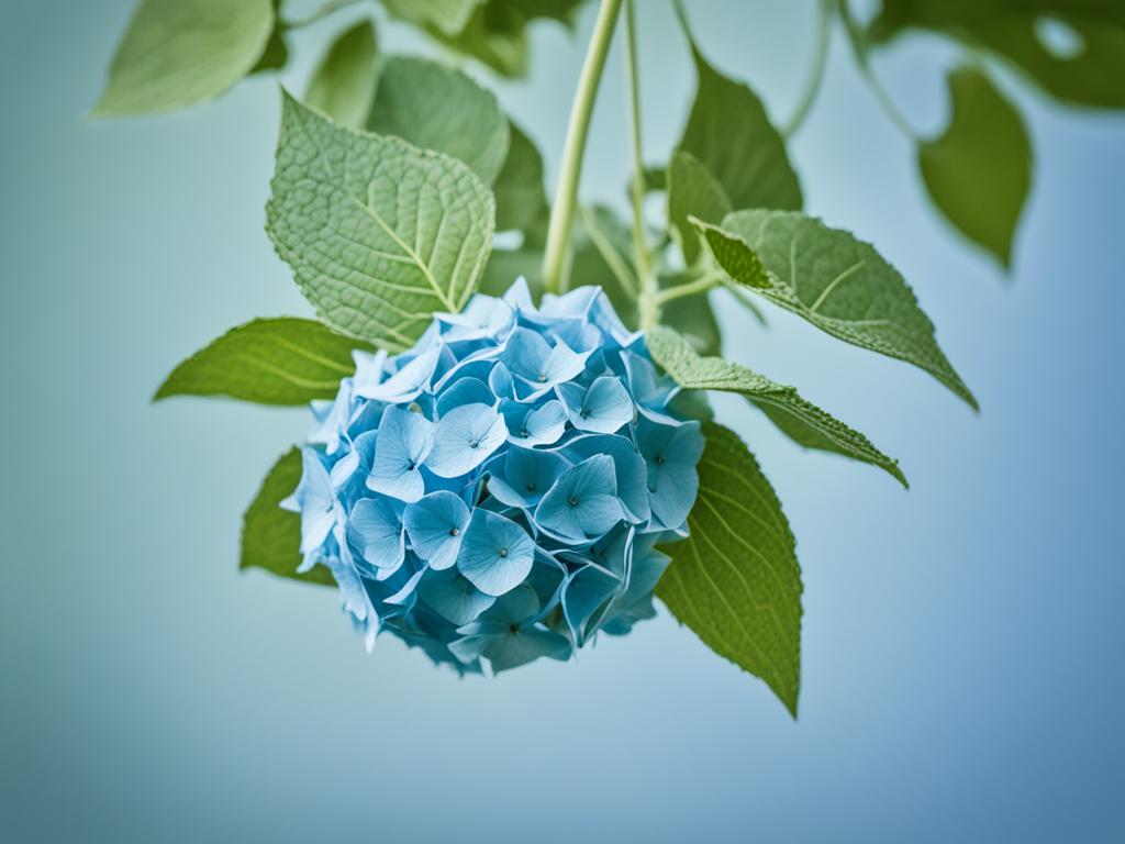 Drying hydrangeas