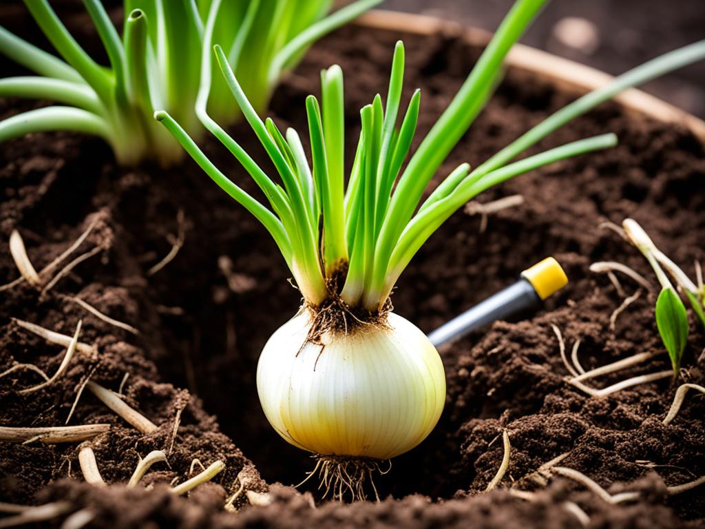 Onion growing tips