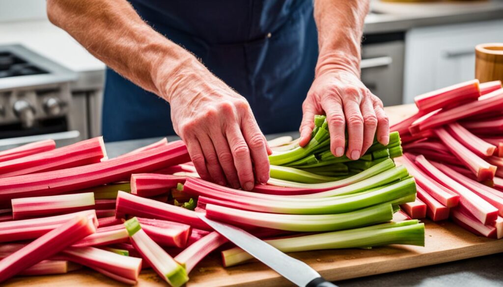 Rhubarb preparation