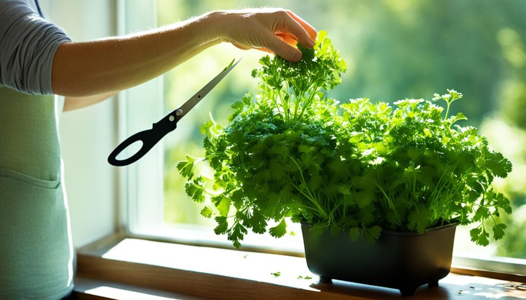 cilantro harvesting tips