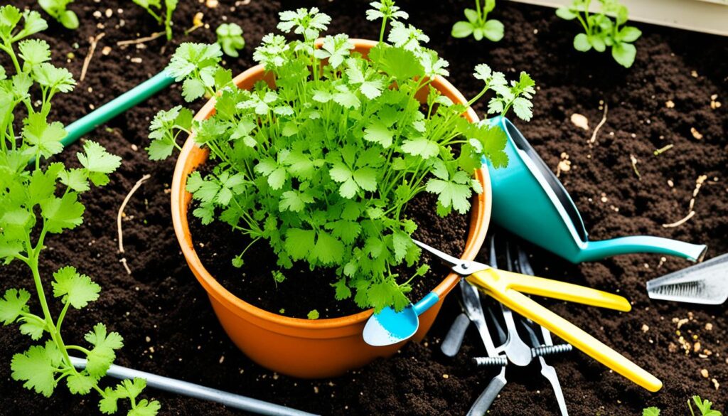 cilantro plant care