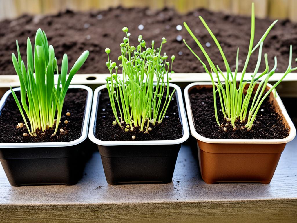 growing onions in containers