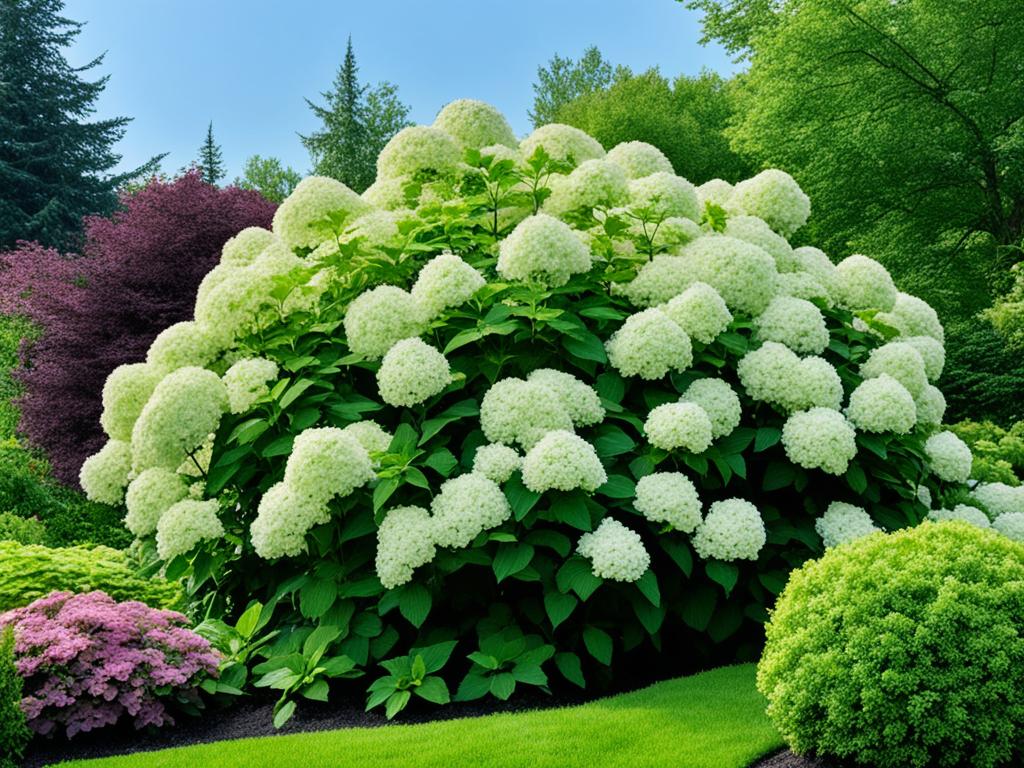 how big does a limelight hydrangea get