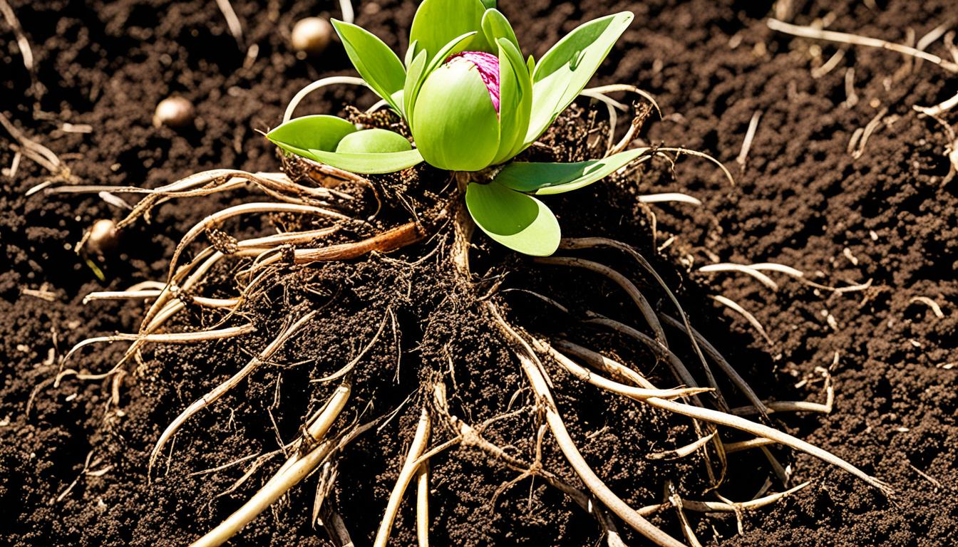 how to grow peony from bulb