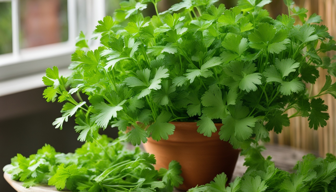 how to harvest cilantro without killing the plant