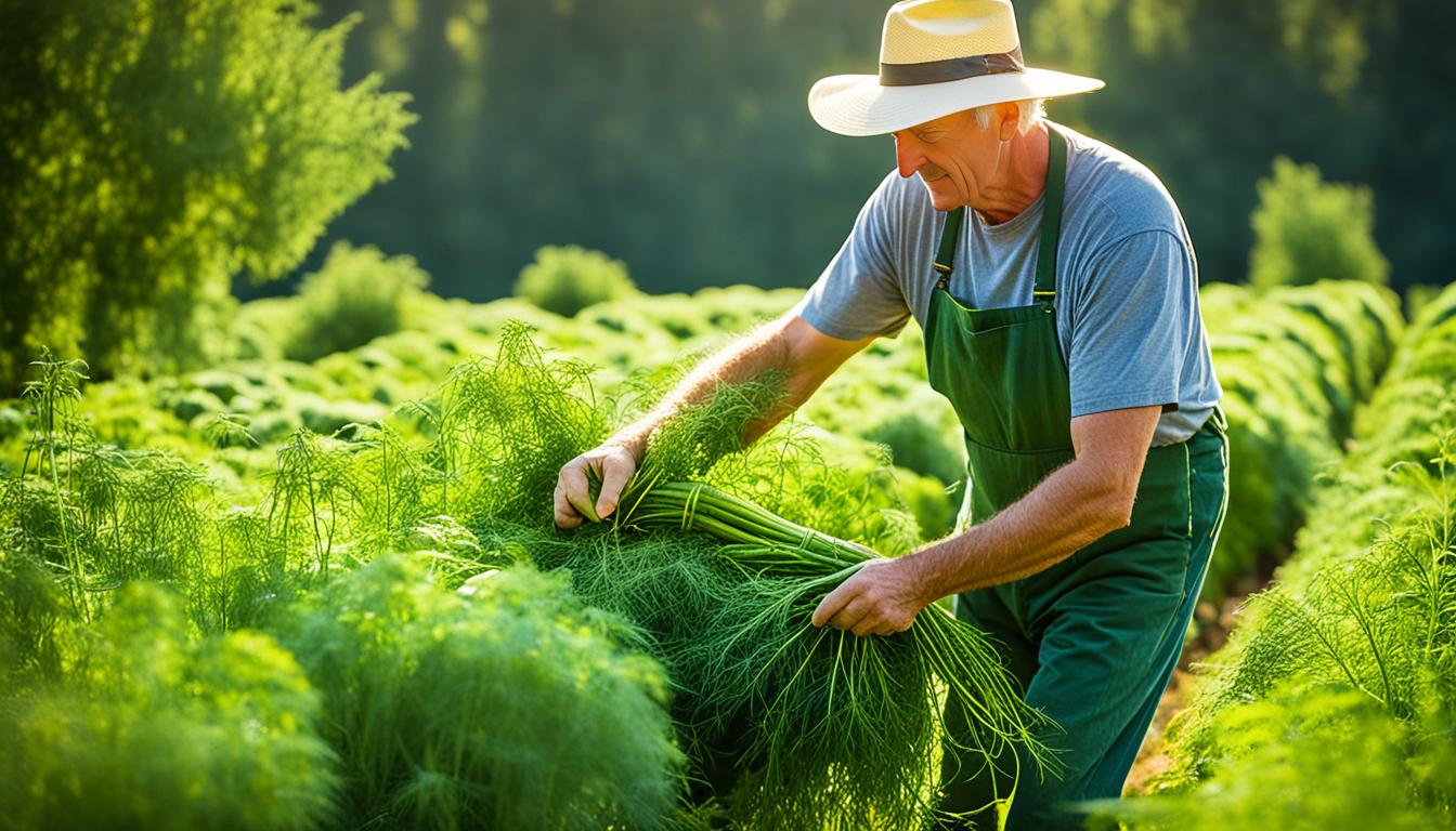 how to harvest dill for pickles