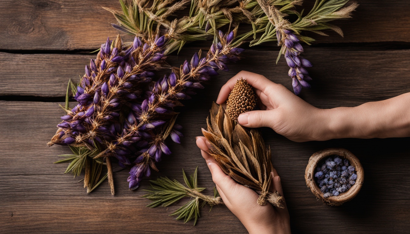 how to harvest lupine seeds