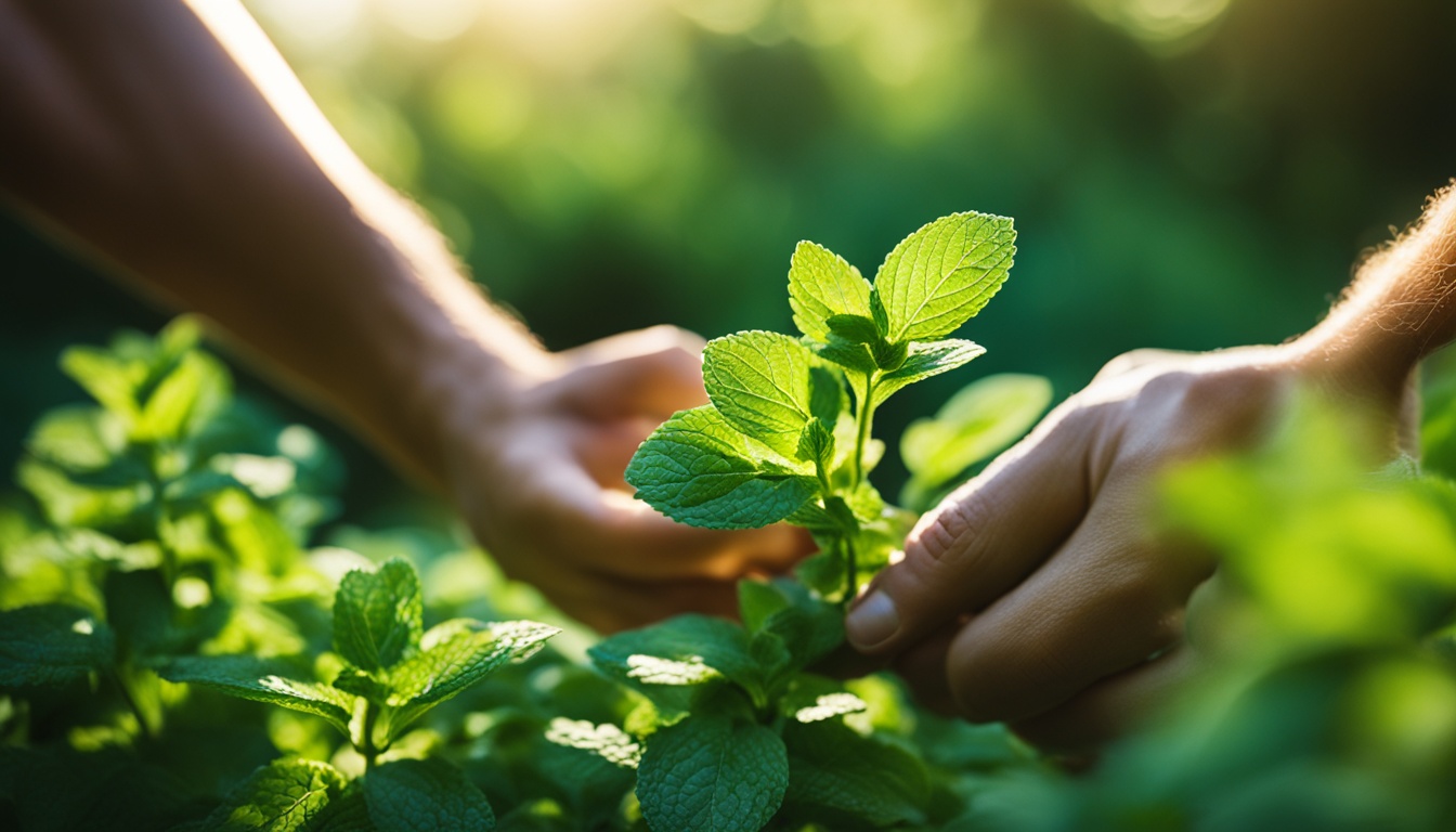 how to harvest mint so it keeps growing