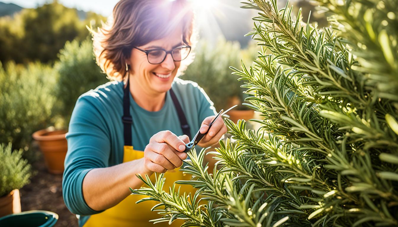 how to harvest rosemary without killing the plant