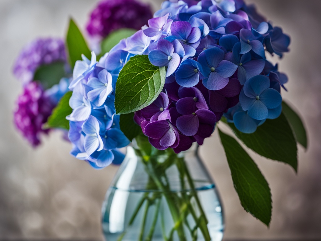 how to keep hydrangeas fresh in a vase