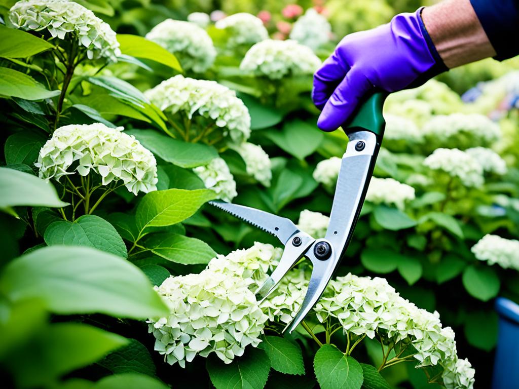 hydrangea pruning