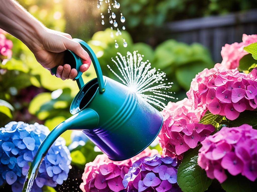 hydrangea watering