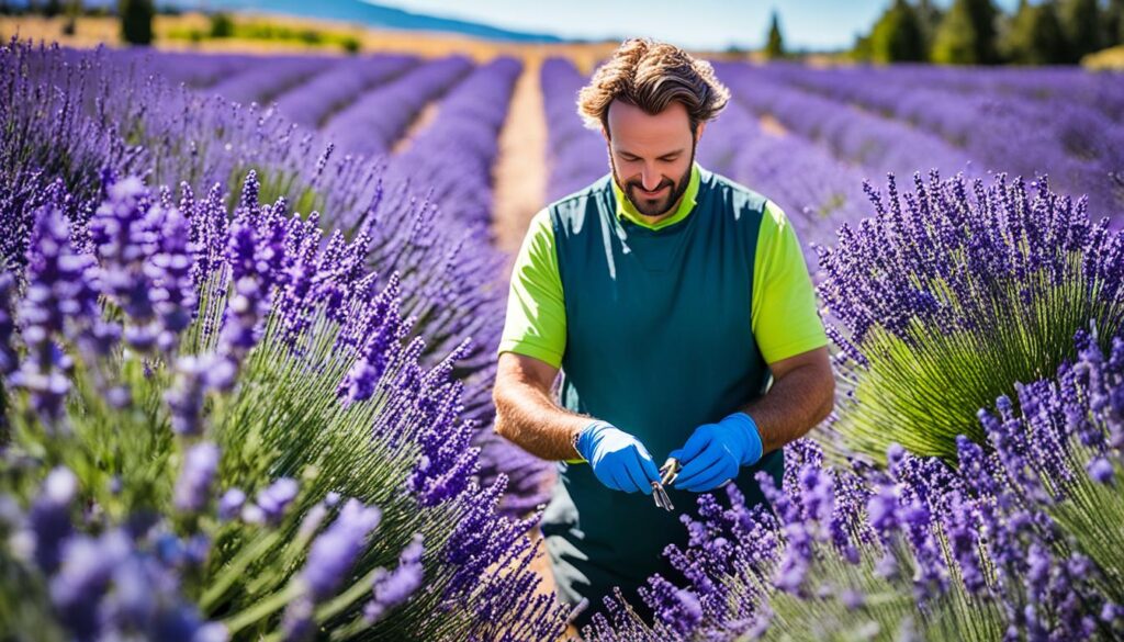 lavender harvesting