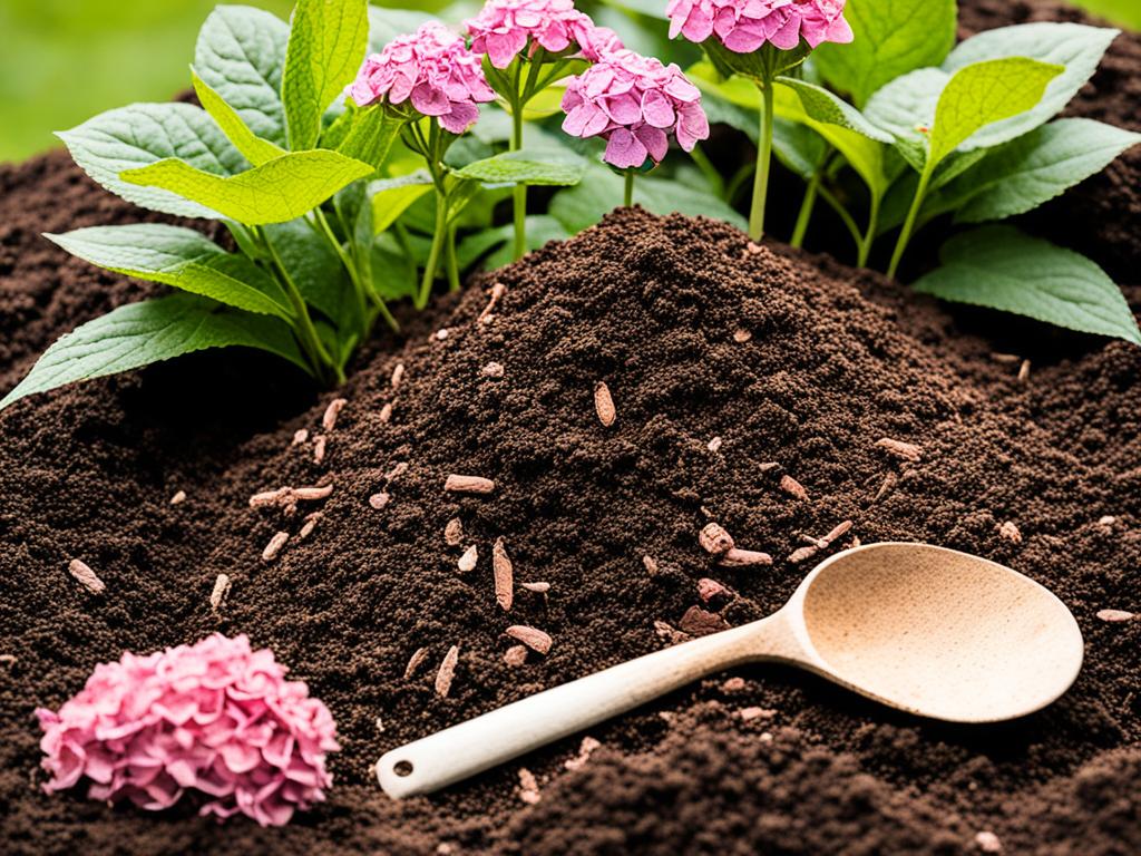 organic soil amendments for pink hydrangeas