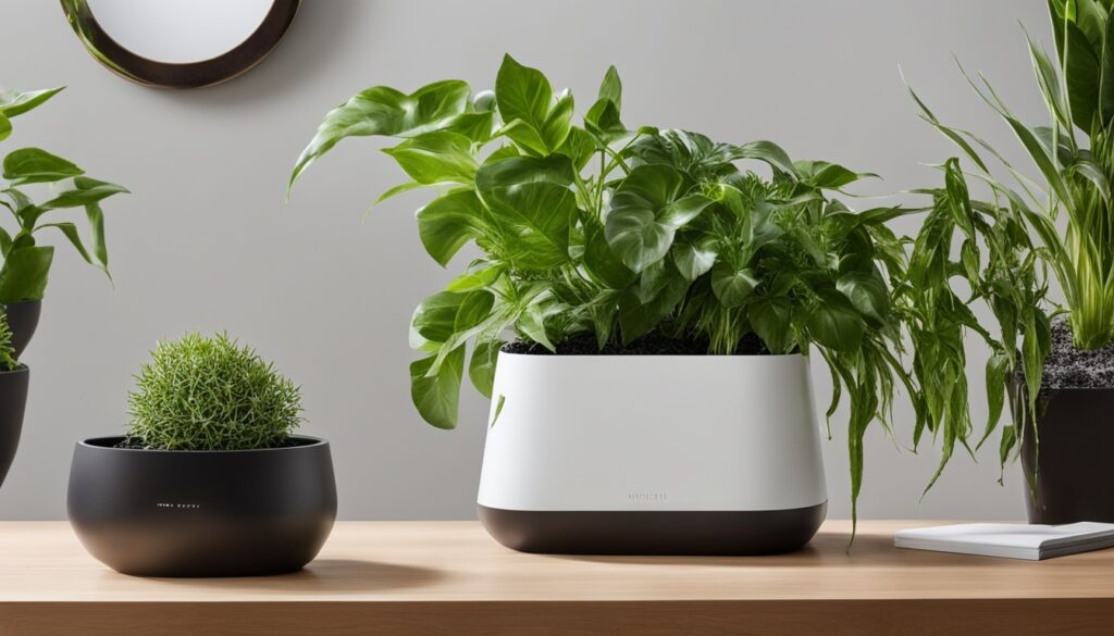 self-watering planters