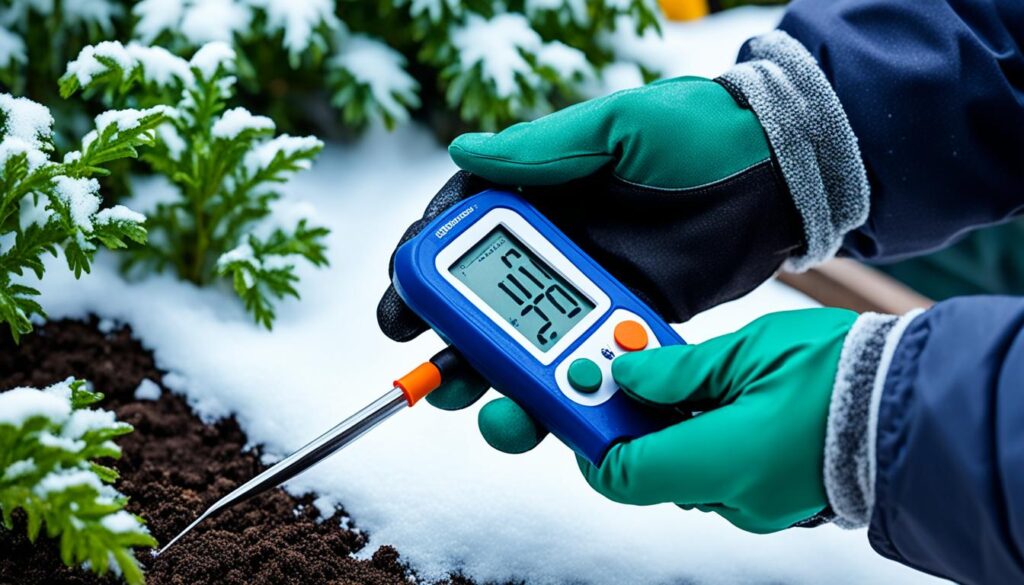 soil testing in winter